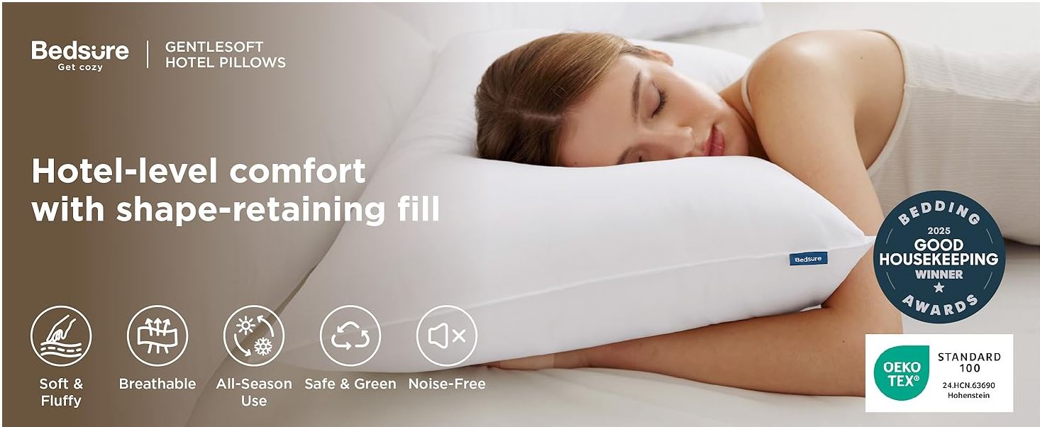 זוג כריות רכות Bedsure