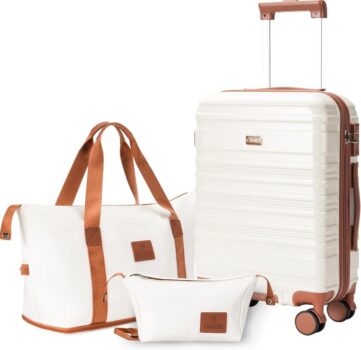 מזוודות טרולי תיק נסיעות ותיק רחצה 