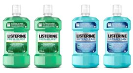 מי פה Listerine גודל 1 ליטר מבחר טעמים (מפורט בהמשך)