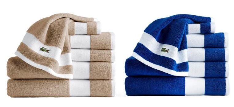 סט 6 מגבות Lacoste 