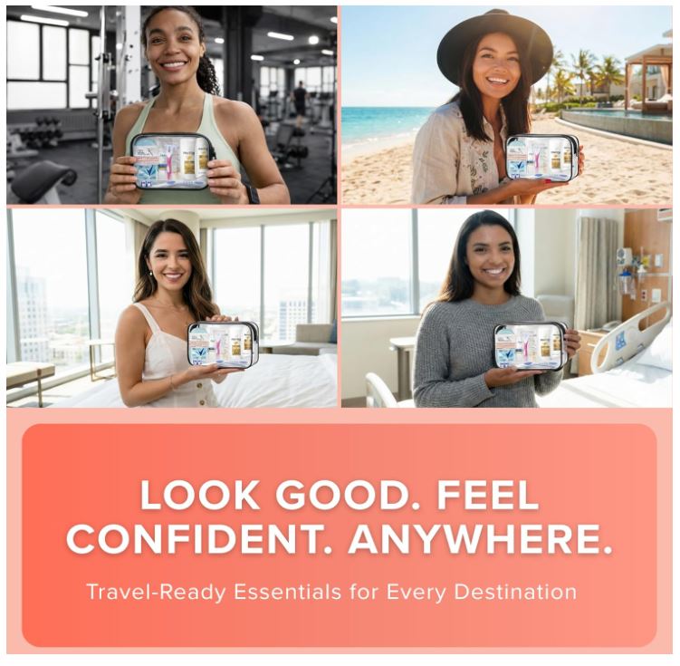 ערכות טיפוח מותאמות לטיסות