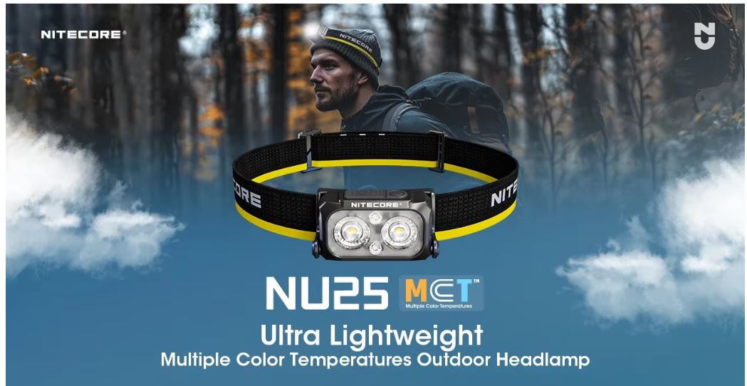 פנס ראש NITECORE NU25 MCT