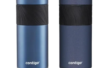 זוג בקבוקי Contigo SNAPSEAL בנפח 590 מ"ל צבע כחול