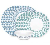 סט 12 חלקים ל 4 סועדים Corelle Northern Pines
