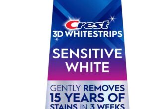 הלבנת שיניים Crest 3D Whitestrips Sensitive