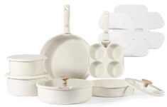 סט 17 חלקים סירים ומחבתות CAROTE