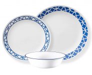 Corelle Cobalt Circles