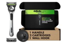 Gillette Labs סט הכולל ידית 2 סכינים ומעמד לקיר
