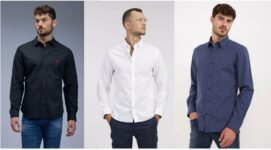 חולצה מכופתרת Nautica לגבר 