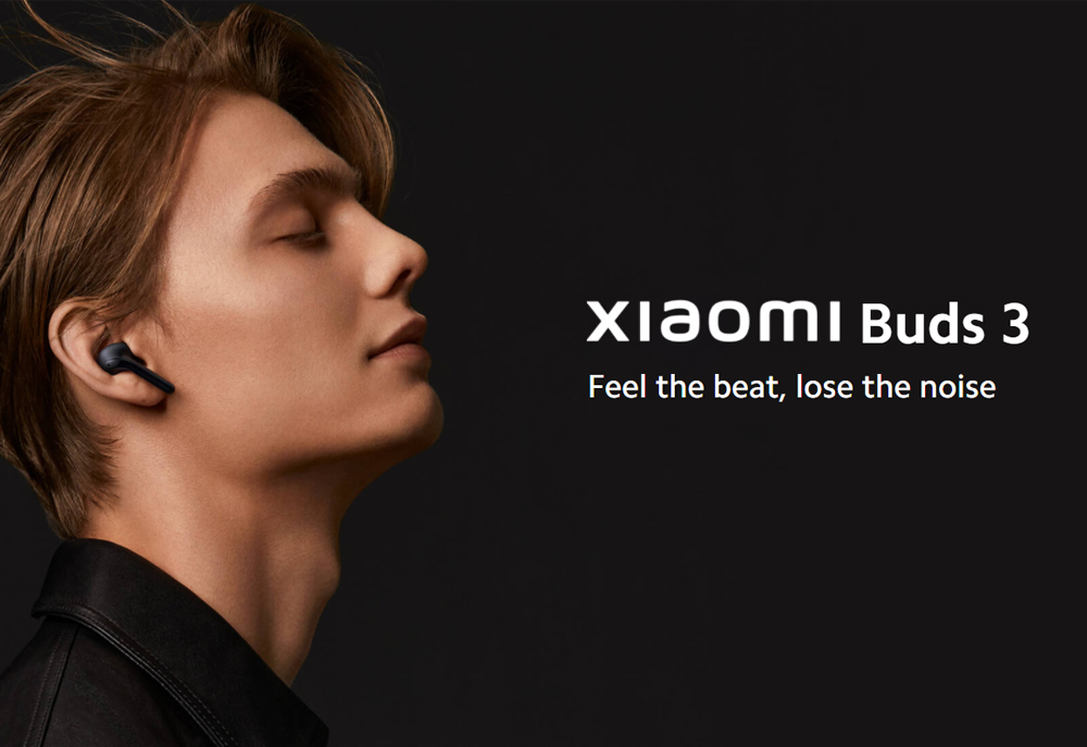 Xiaomi Buds 3, Up to 40dB ANC, 3 ANC Modes, Dual Transparency Modes,  Dual-Magnetic Dynamic Driver, Hi-Fi Sound Quality, 32 Hours Battery Life,  IP55 Dust and Water Resistance, Wireless Charging, White 