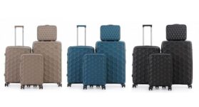 סט מזוודות קשיחות פוליפרופלין Swiss Royal Porto