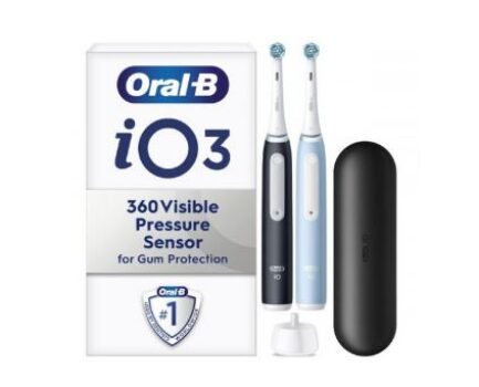 זוג מברשות שיניים חשמליות Oral‑B iO 3