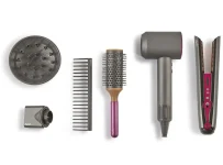 סט צעצוע מעצב שיער Dyson Supersonic ומחליק שיער Corrale Deluxe מבית Casdon