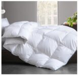 שמיכה פוך ונוצות זוגית Cosybay צבע לבן