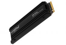 כונן crucial p5 plus 1TB עם Heatsink