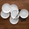 סט 6 צלחות 8.5 אינץ Corelle Winter Frost צבע לבן