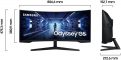 מסך מחשב גיימינג 34″ קעור Samsung Odyssey G5