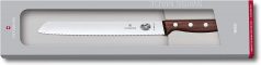 סכין לחם Victorinox עם ידית עץ Roswood