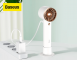 מאוורר אלחוטי נטען Baseus Handheld Fan עם מטען נייד