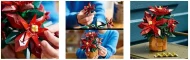 לגו 10370 LEGO Icons Poinsettias חלבלוב הדור