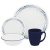 Corelle Ocean Blues סט 16 חלקים ל 4 סועדים