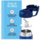 בקבוק מים לילדים 355 מ”ל THERMOS FUNTAINER צבע כחול