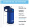 בקבוק מים לילדים 355 מ”ל THERMOS FUNTAINER צבע כחול