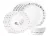 סט 12 חלקים ל 4 סועדים Corelle Hello Kitty