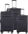 סט 3 מזוודות בד SWISS VOYAGER דגם SWISS ALPIN