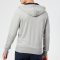 ג'קט GANT Full Zip Hoody לגברים - צבע אפור