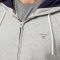 ג’קט GANT Full Zip Hoody לגברים – צבע אפור