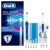 באנדל Oral B הכולל מברשת שיניים חשמלית אורל בי פרו 3000 עם 6 ראשים ומכשיר ניקוי בסילון Oxyjet