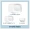 סט 18 חלקים Corelle Pure White ל 6 סועדים