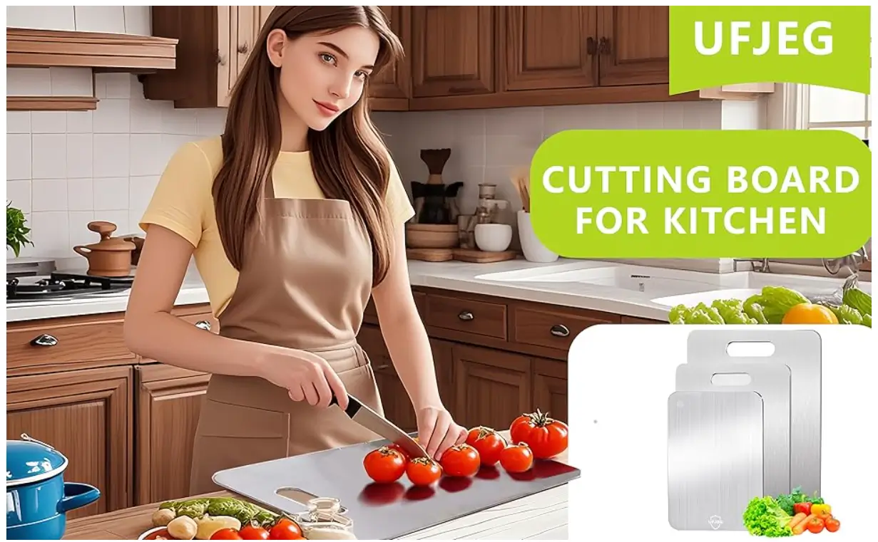 שלישיית קרשי חיתוך טיטניום