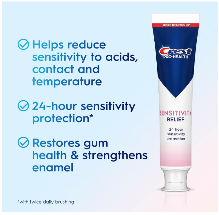 משחת שיניים Crest Sensitivity
