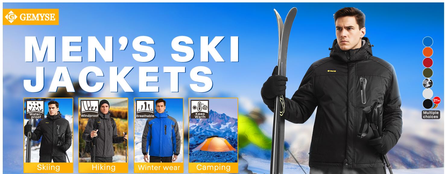 מעיל חורף עם קפוצון לגברים